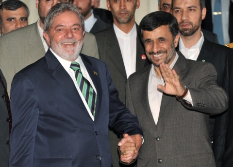 Lula e Ahmadinejad José Cruz ABr
